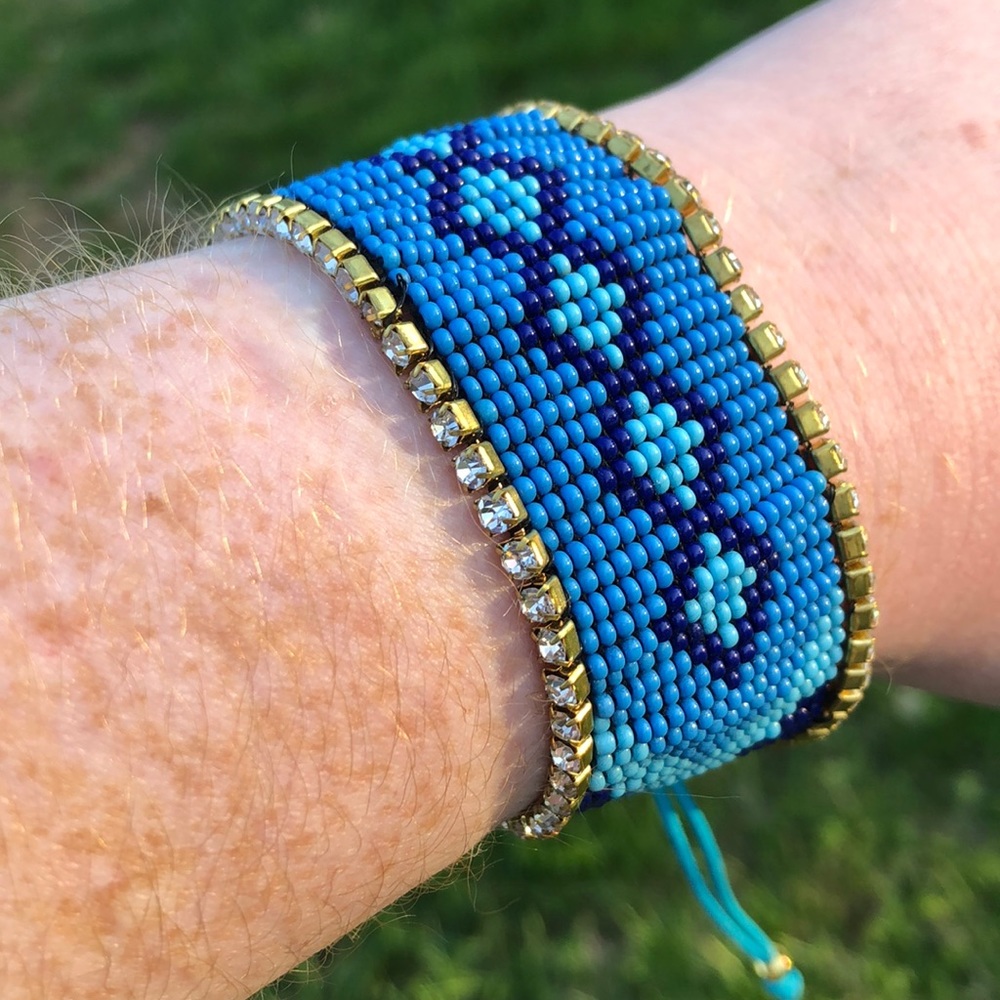 Icy Beaded Bracelet